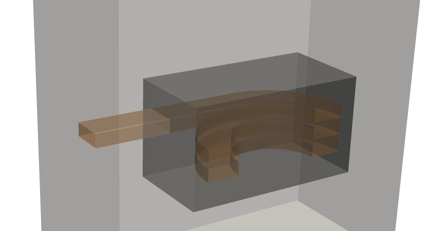 The figure demonstrates how to apply symmetry on a seemingly non-symmetric component.
