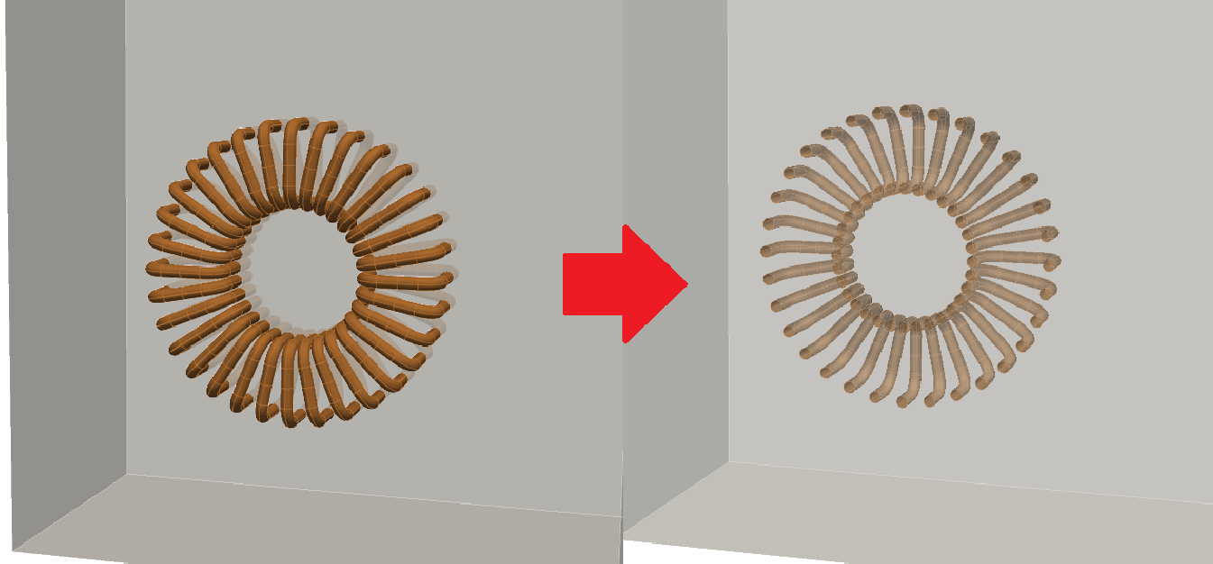 Break into multiple turns (multi-object) – This option is used for importing coils where each turn is already represented as a separate geometry, allowing each turn to act as an independent object with its own terminals.
