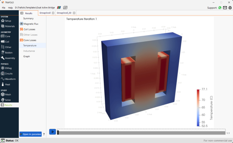 Dual Active Bridge Transformer – TRAFOLO simulation software