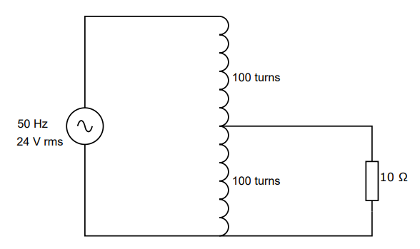 Circuit diagram of Autotransformer